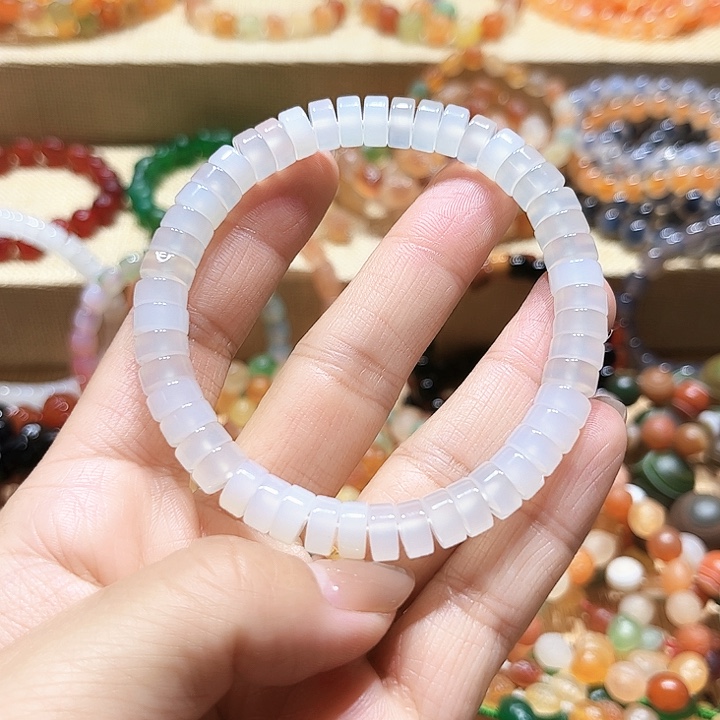 玛瑙/玉髓未镶嵌手链