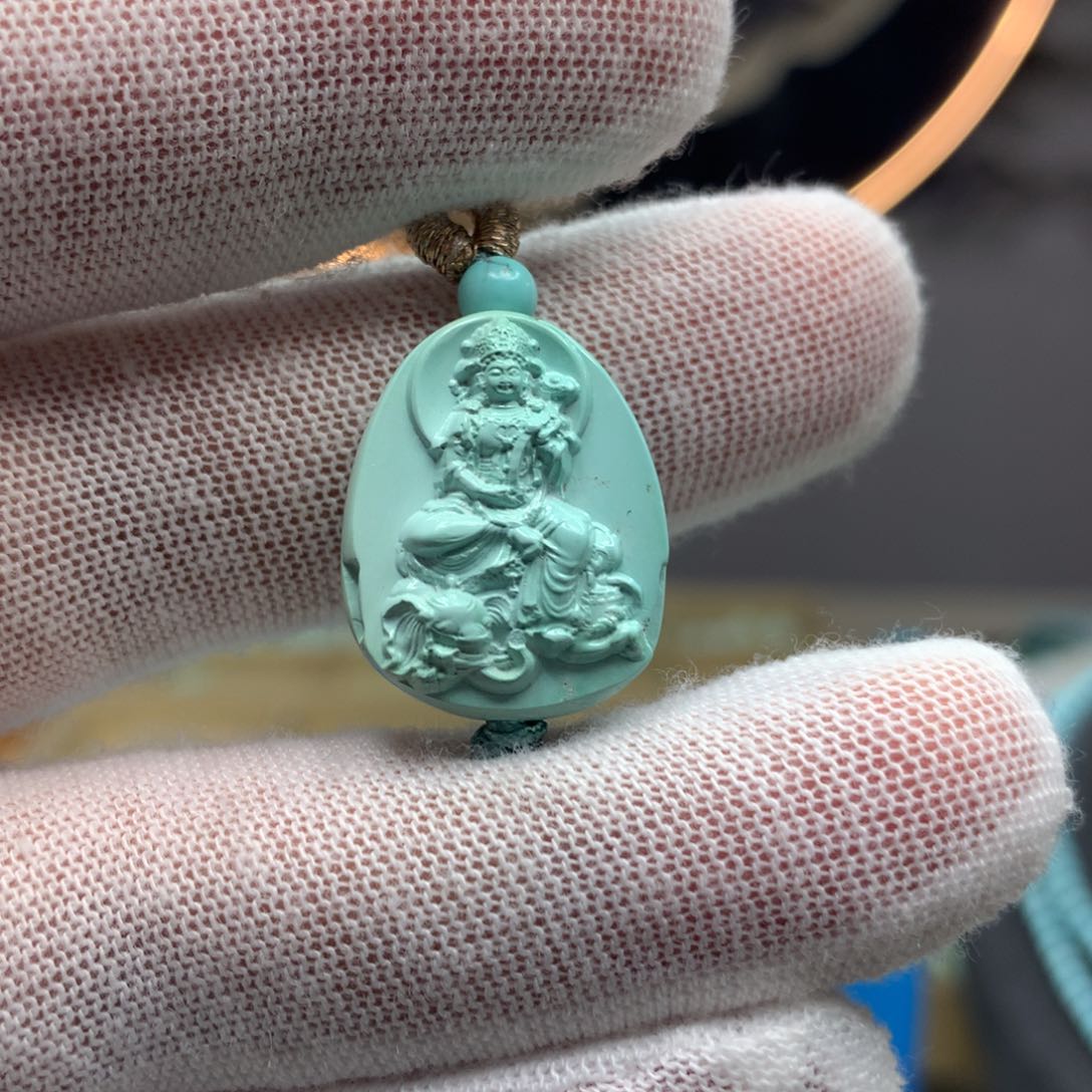 绿松石挂件未镶嵌