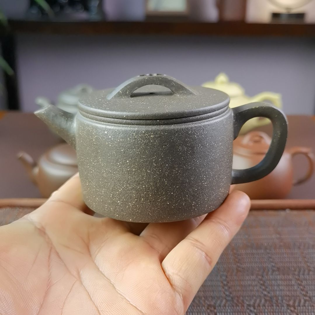 紫砂茶壶梨皮天青汉瓦180CC国工