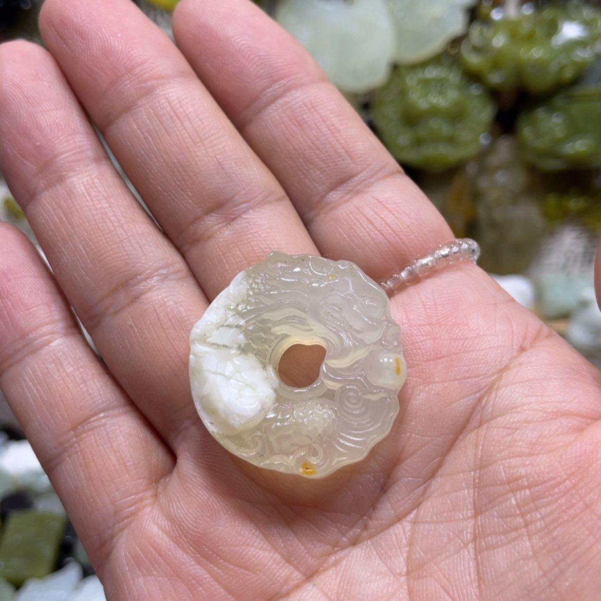 【闪购商品】岫玉颈饰未镶嵌91吊坠