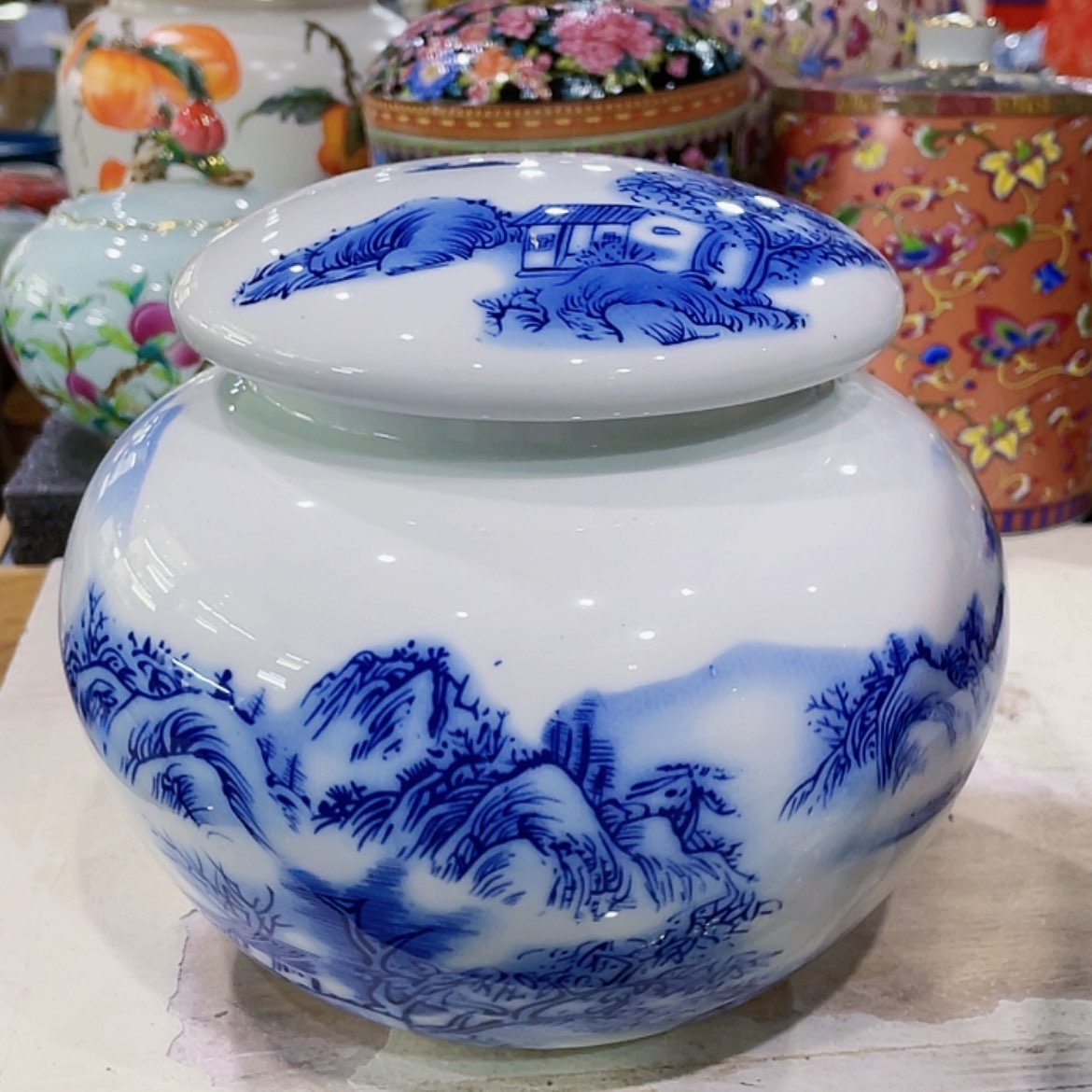 【闪购商品】罐陶瓷茶叶罐密封罐