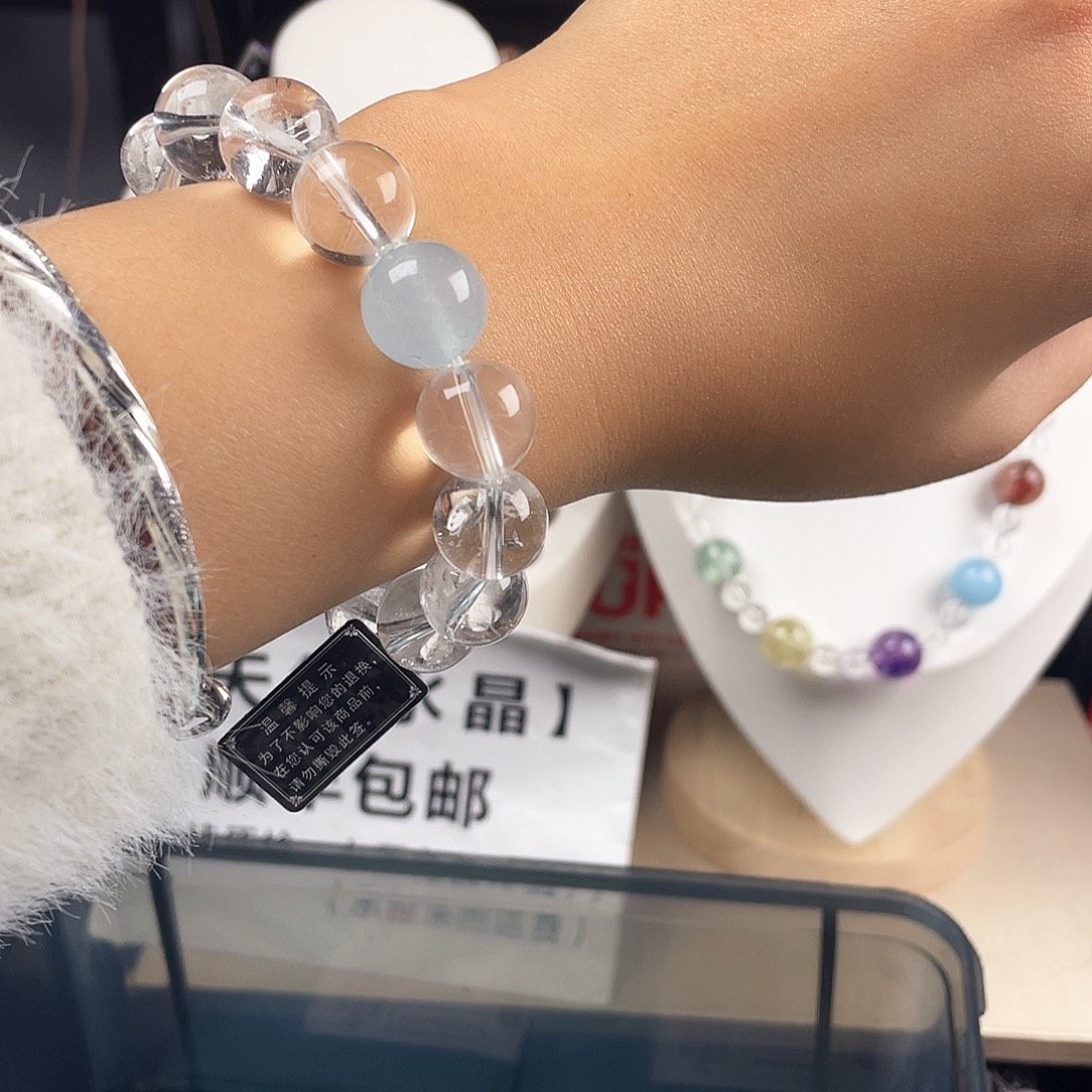 手链烟晶银S925镶嵌