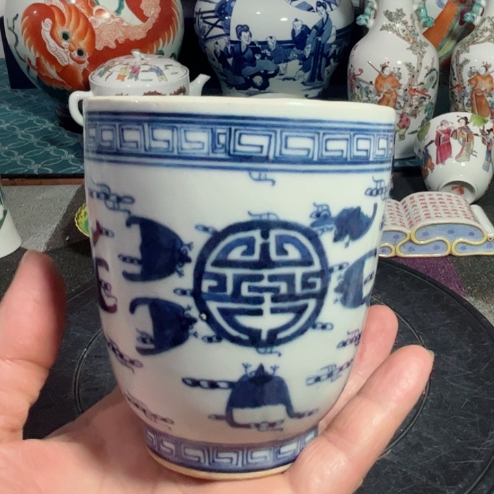 紫砂茶叶罐青花88888889999