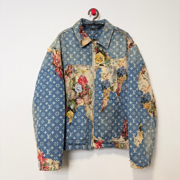 未使用 LouisVuitton/路易威登 花卉糜烂夹棉外套/48/编号11997