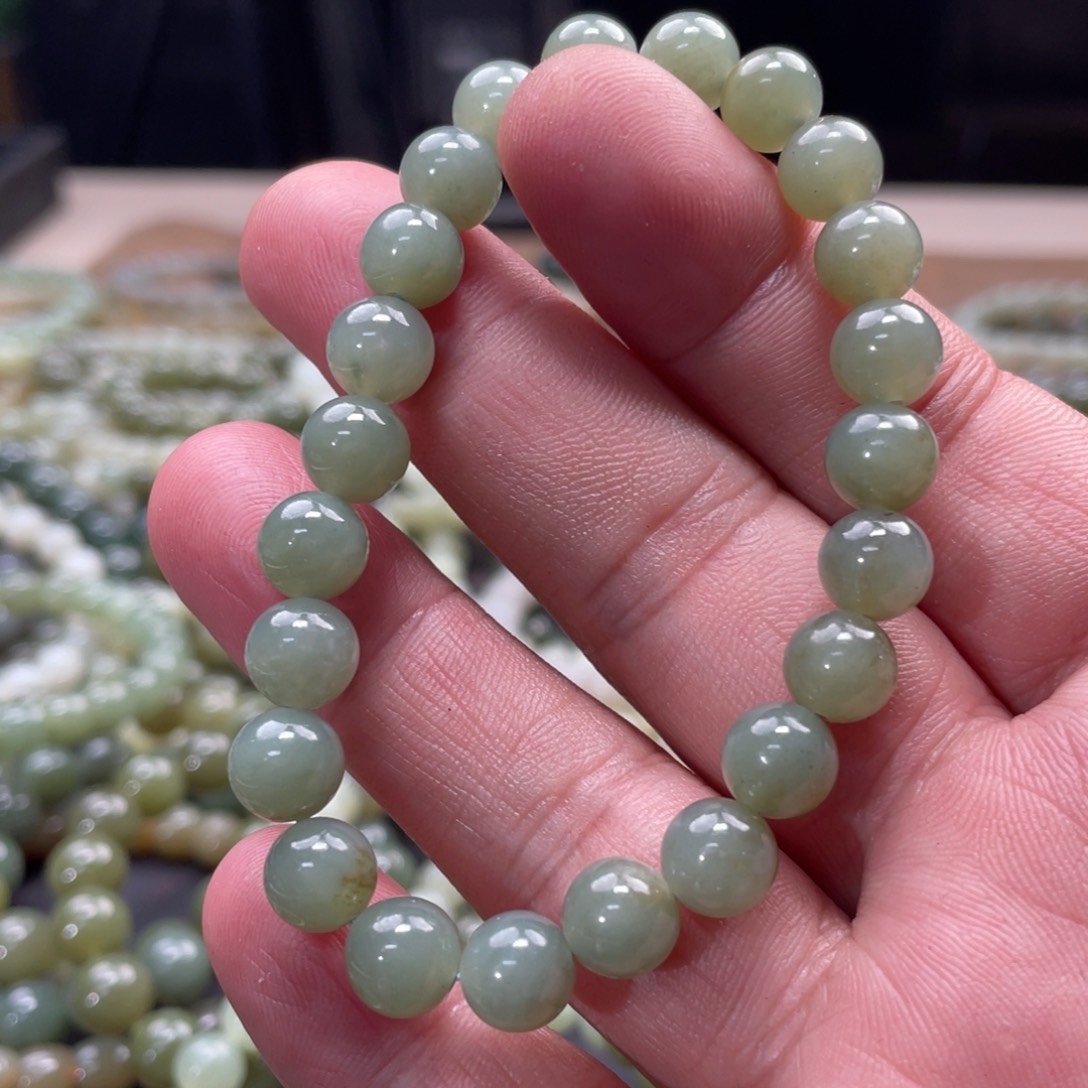 和田玉手链未镶嵌