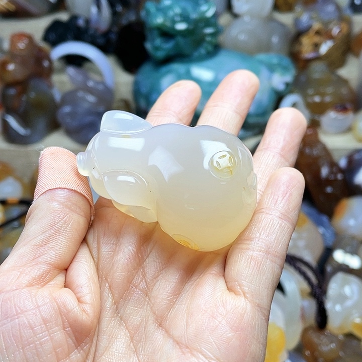 玛瑙/玉髓饰品未镶嵌用****涛