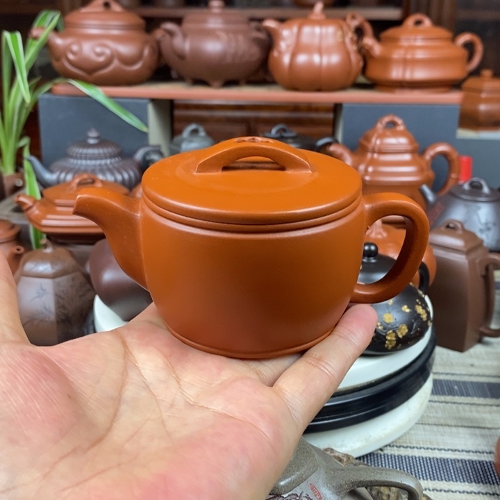 茶壶紫砂汉瓦120-200cc原矿赵庄朱泥特价