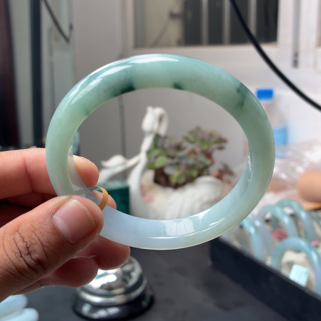 翡翠未镶嵌手镯翡翠10号