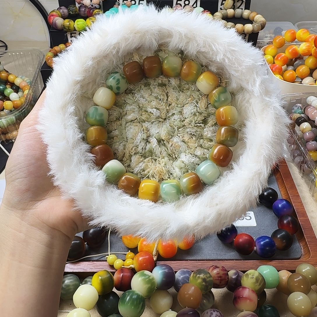 菩提根/象牙果手串14尺寸新品半壁128