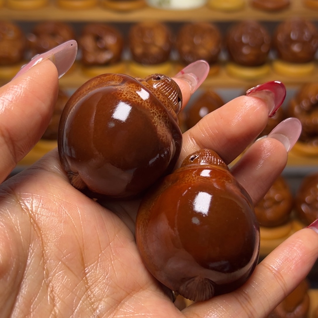 橄榄核手串/手链黄**八橄榄核