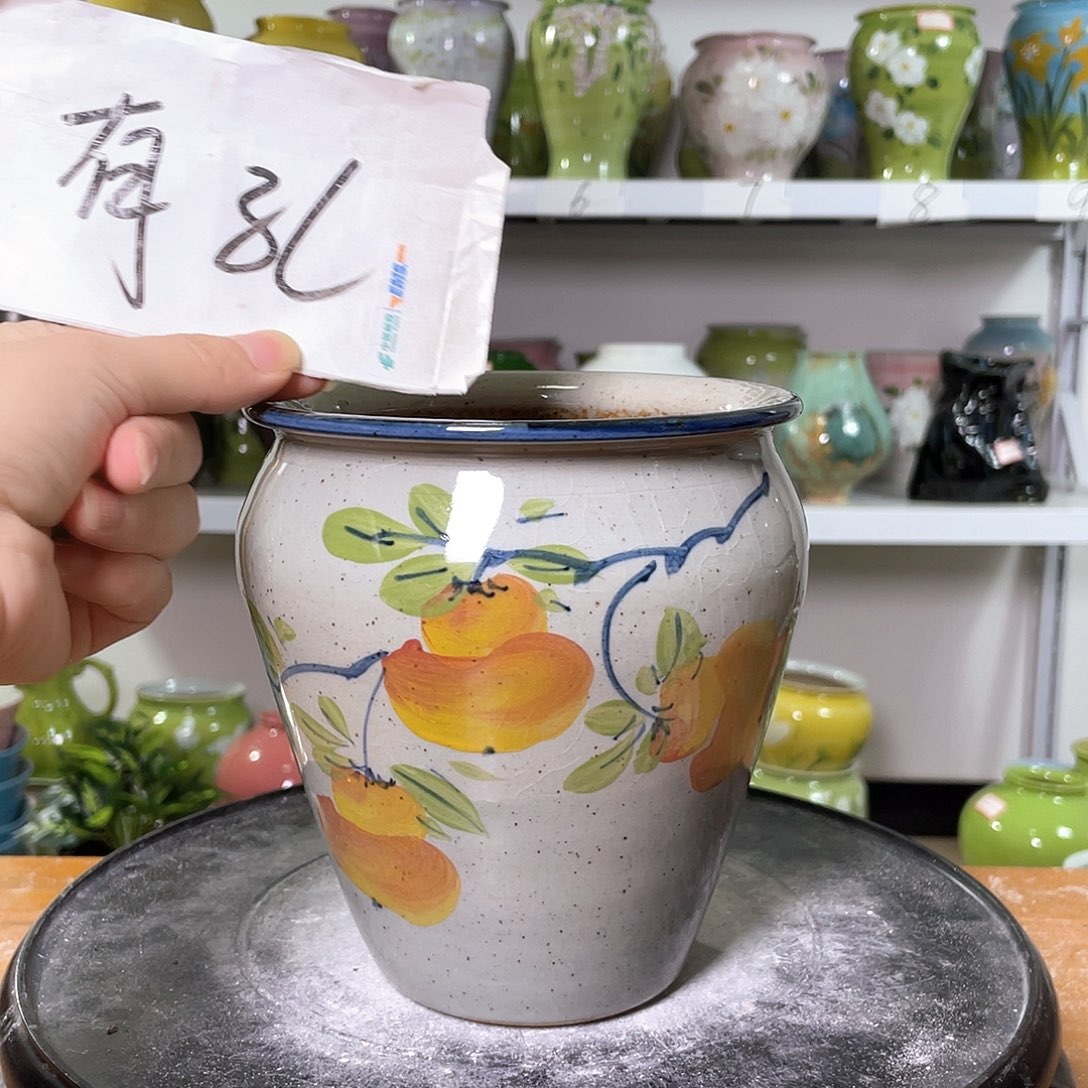 景德镇陶瓷花盆花器暇256