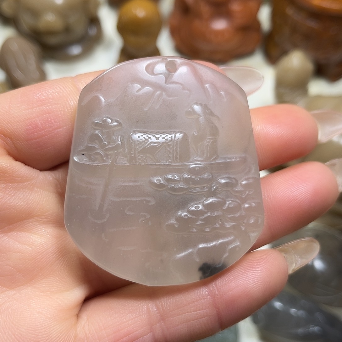 白玉菩提吊坠白玉菩提吊坠