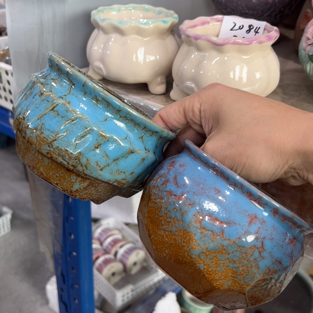 陶瓷陶瓷多肉花盆@@816