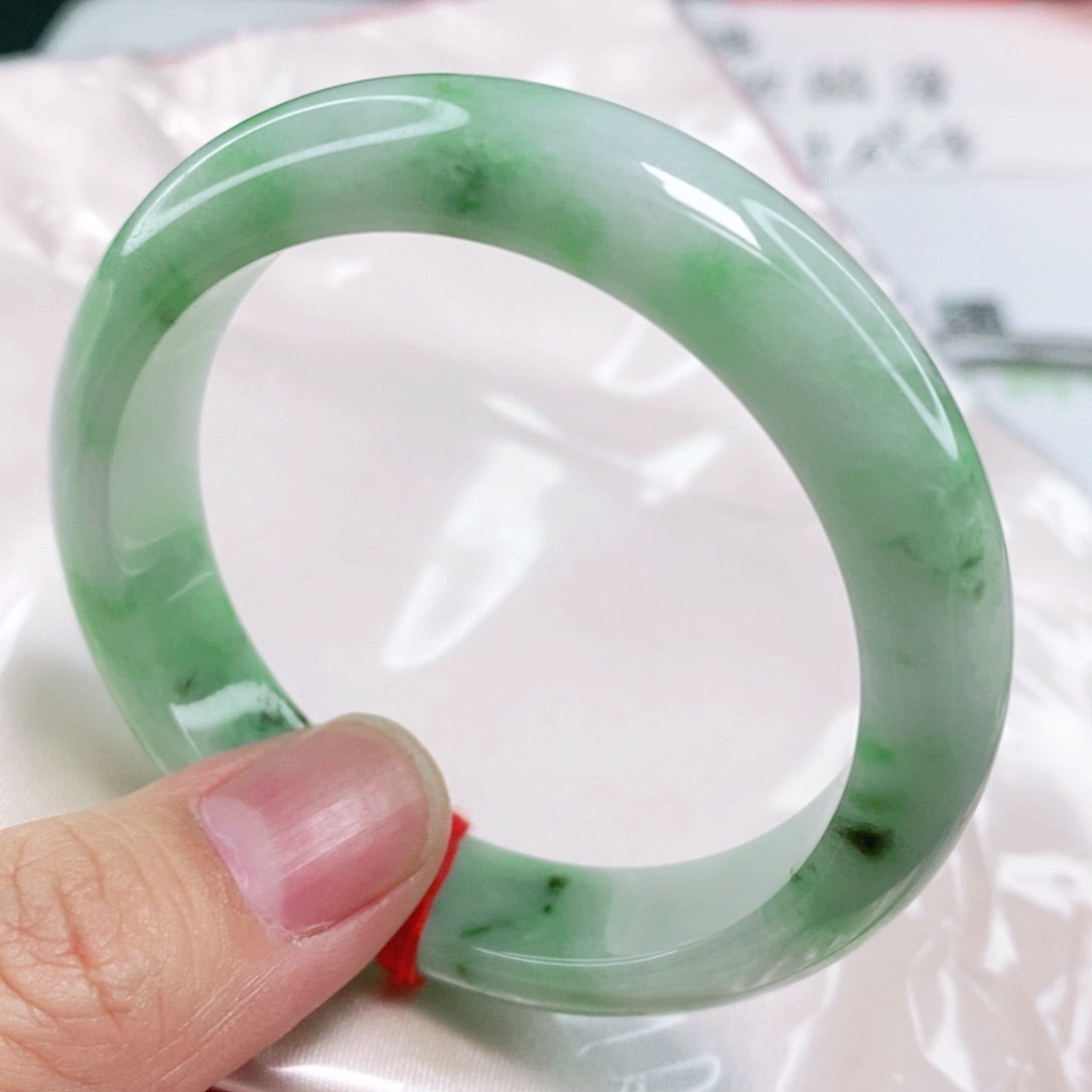 未镶嵌手镯翡翠52.3圈口