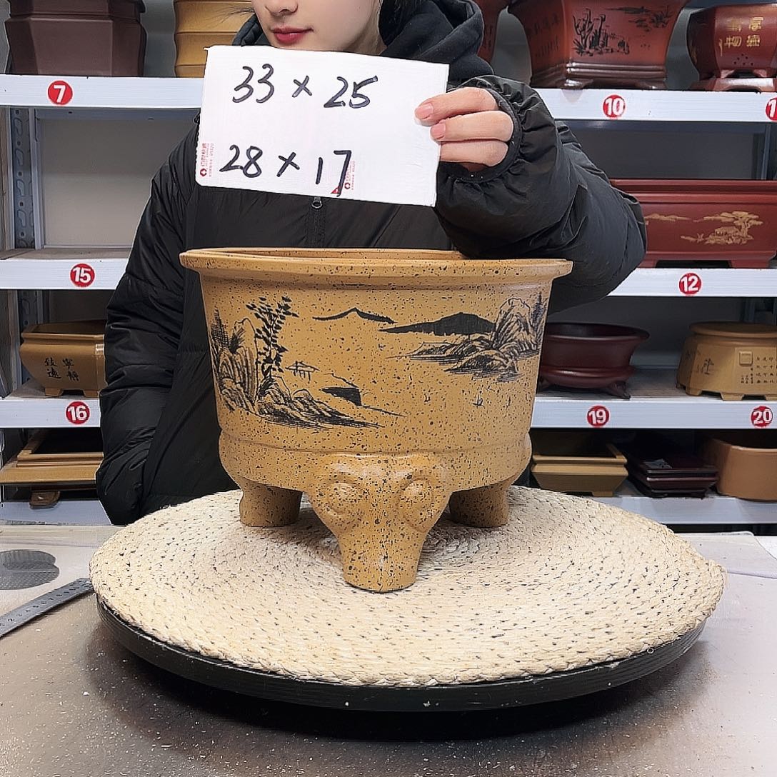 紫砂花盆紫砂花盆