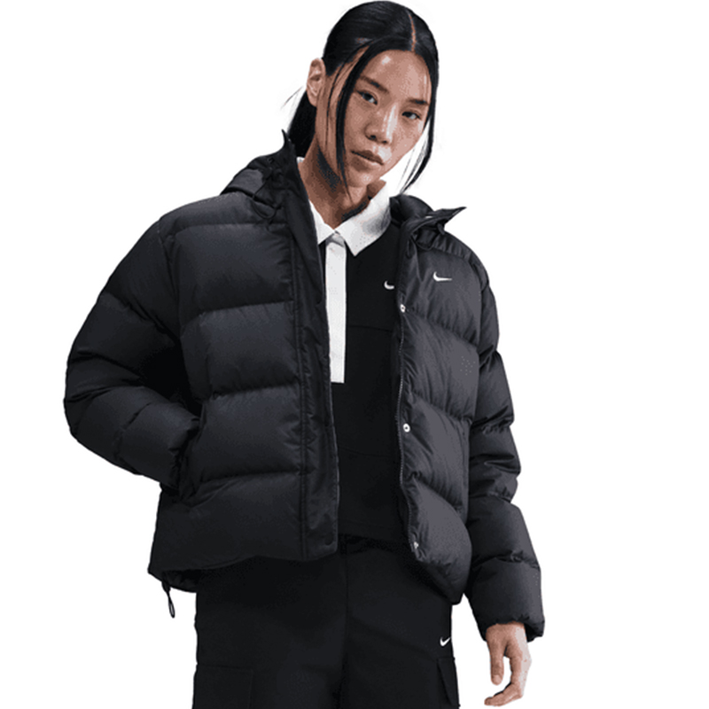 NIKE/耐克冬季女子羽绒服黑色加厚运动休闲连帽外套 IH0728010