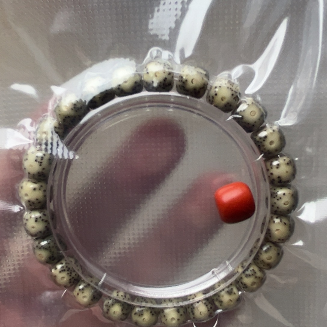 瓜***迹手串星月菩提瓜子的星月菩提