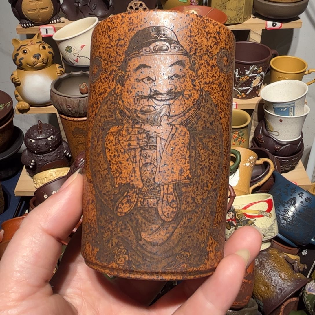 紫砂茶杯宜兴紫砂主人杯