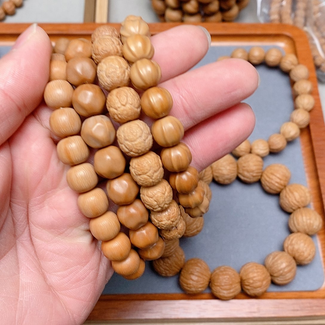 核桃手串/手链雕刻随机发，猴头