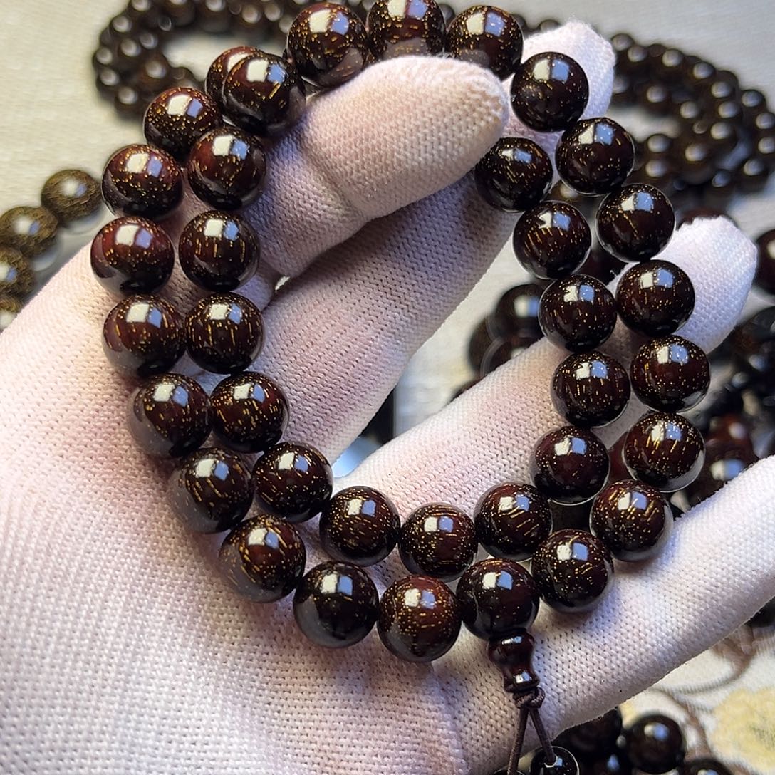 檀香紫檀（小叶紫檀）1.0 38颗满天星