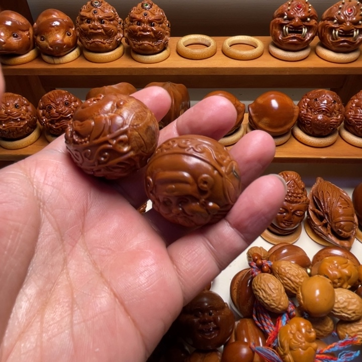 我***李手串/手链橄榄核财迷手球