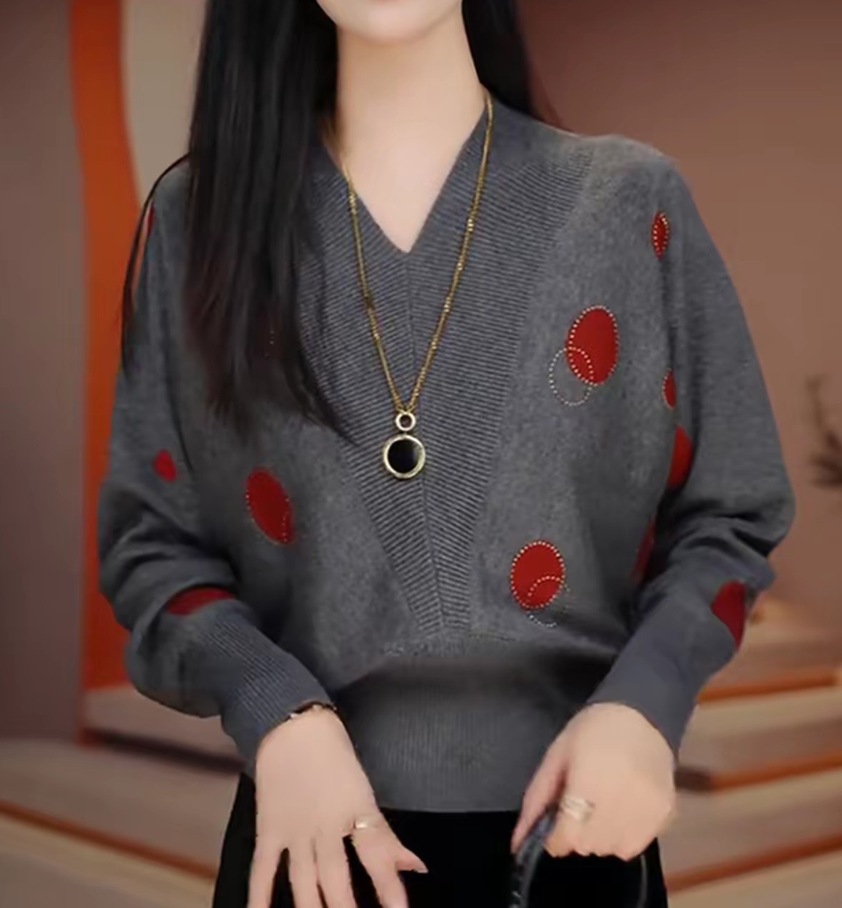 2025女装洋气德容小衫显瘦时尚百搭宽松休闲通勤复古减龄秋季211