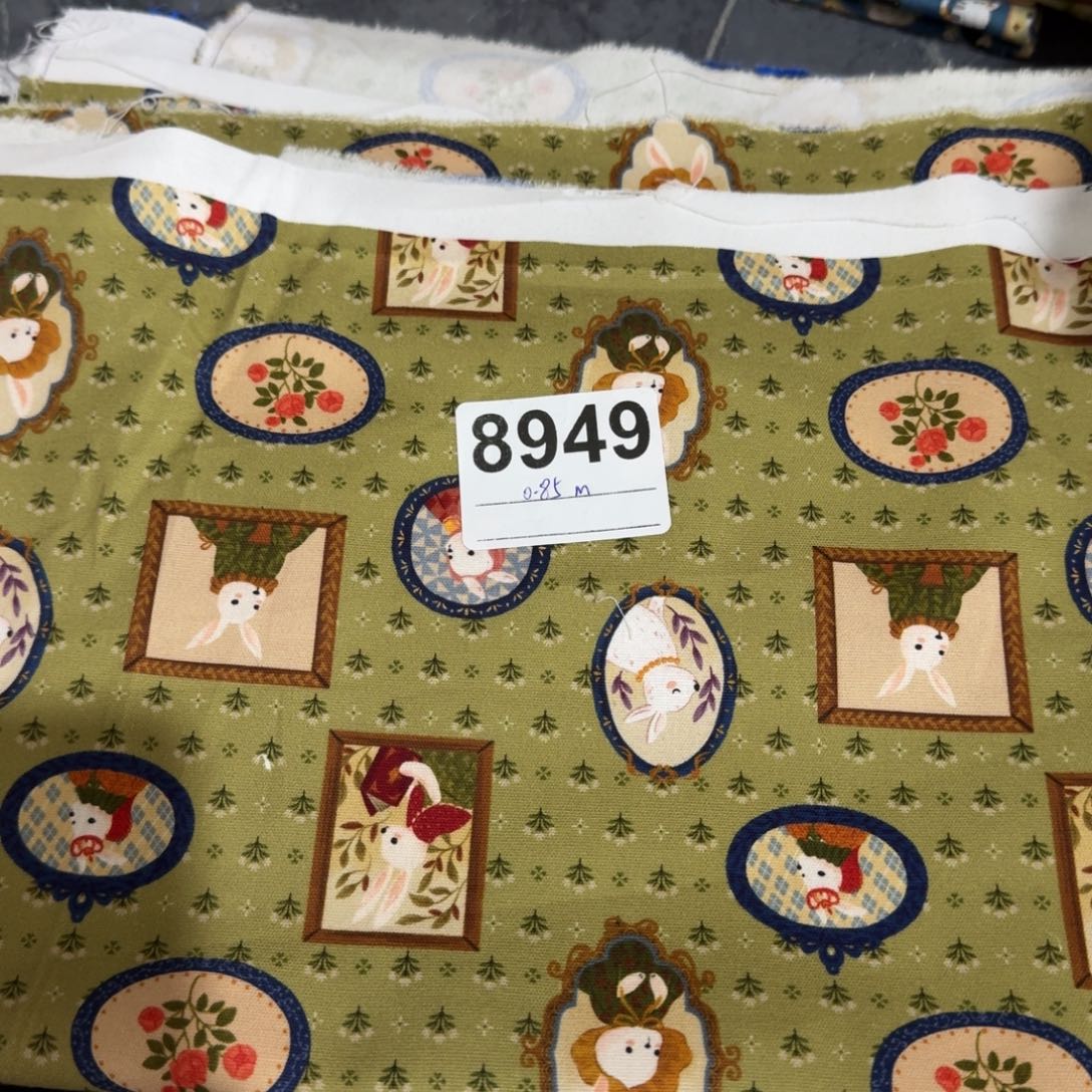 山**灵国庆福袋纯棉8安帆布0.8米价X1.5米宽小块