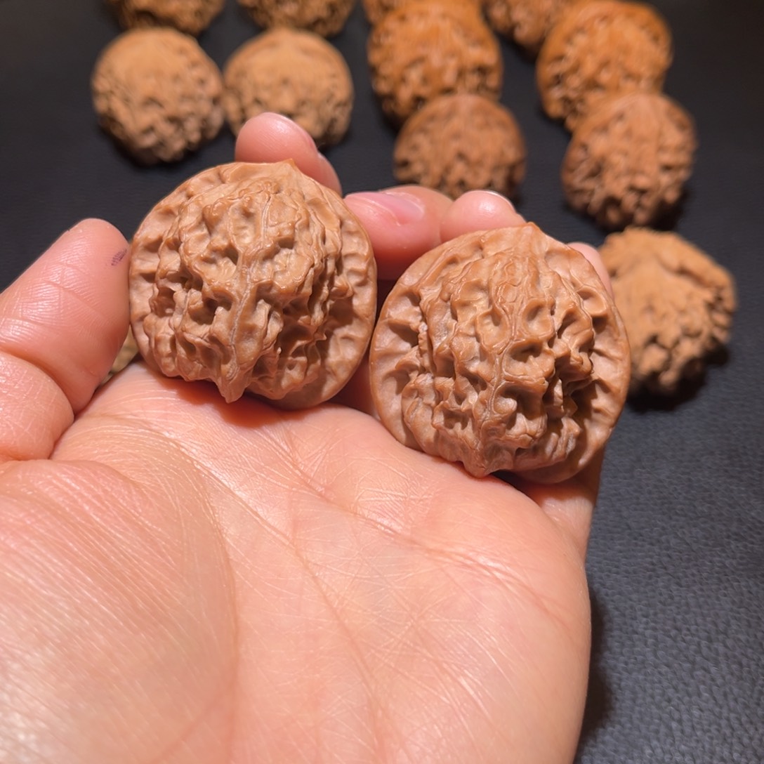 F***L文玩核桃把件玲珑38