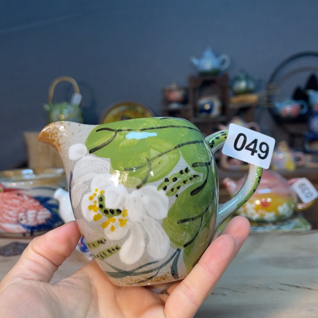 杯素浅陶瓷手工手绘