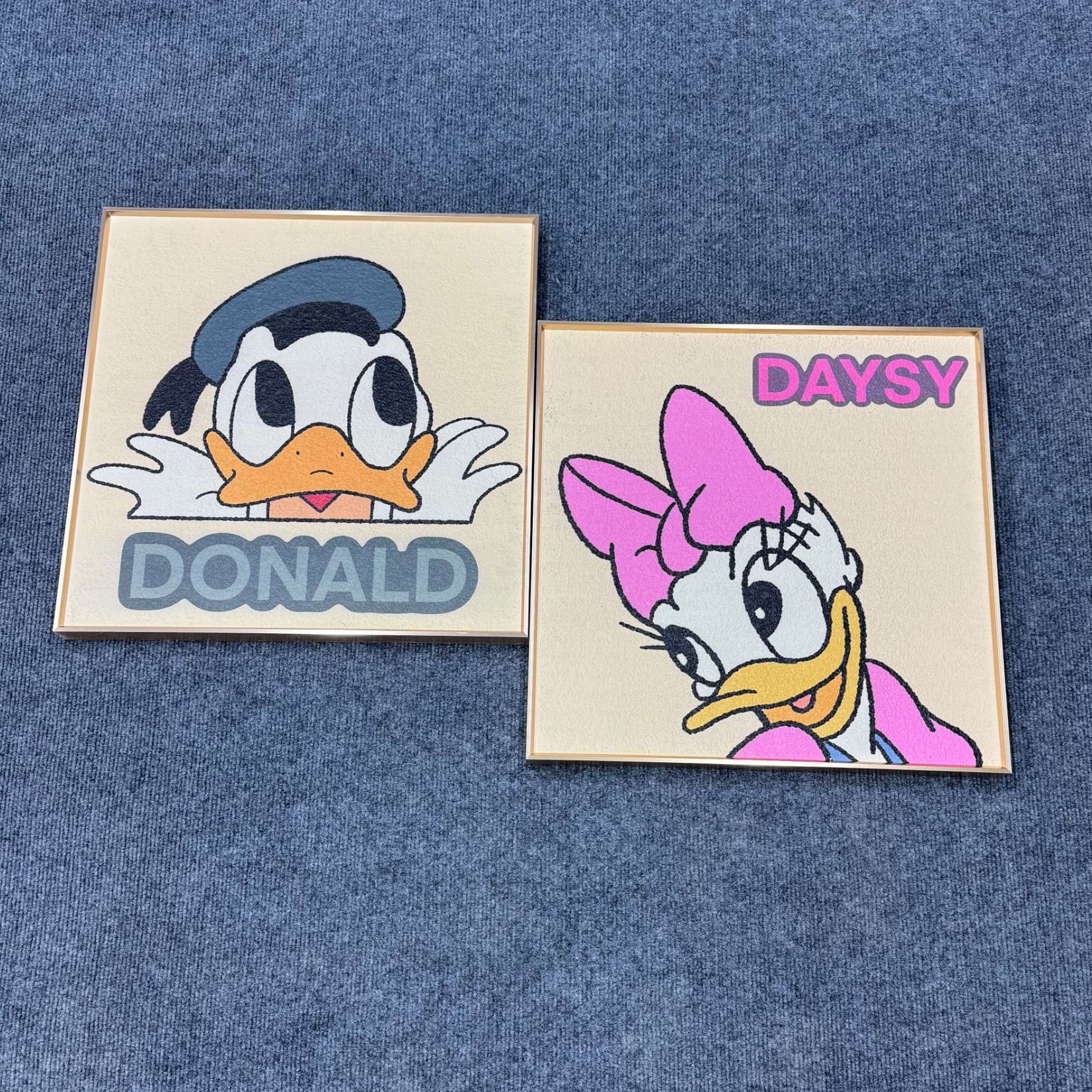 C迪士尼客厅装饰画米奇米妮儿童房挂画男孩女孩床头卡通米奇5050