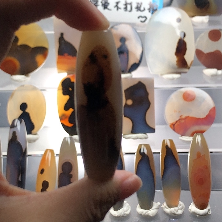 玛瑙/玉髓未镶嵌珠宝半成品162
