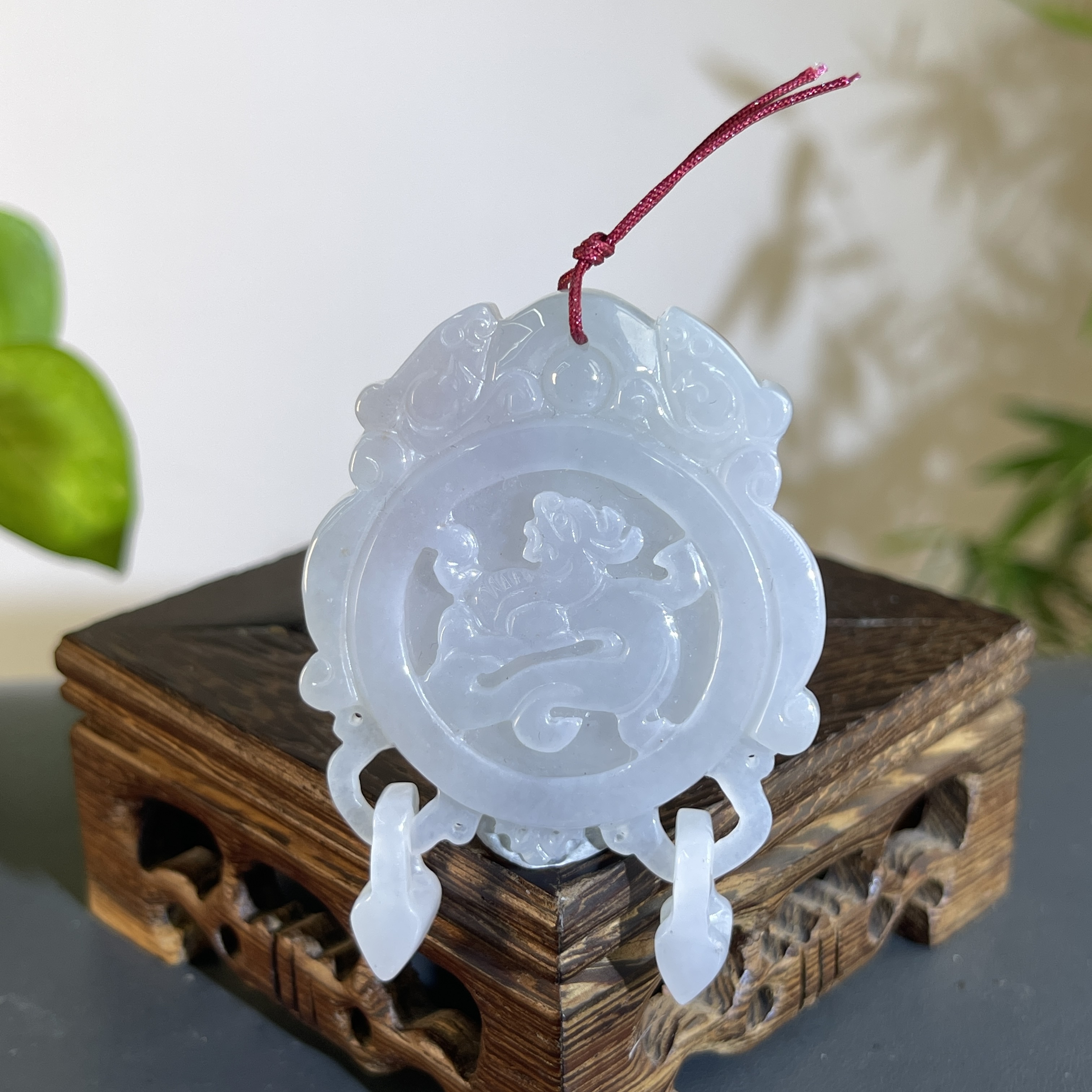 JCA05-109  天然缅甸A货翡翠  仿古牌