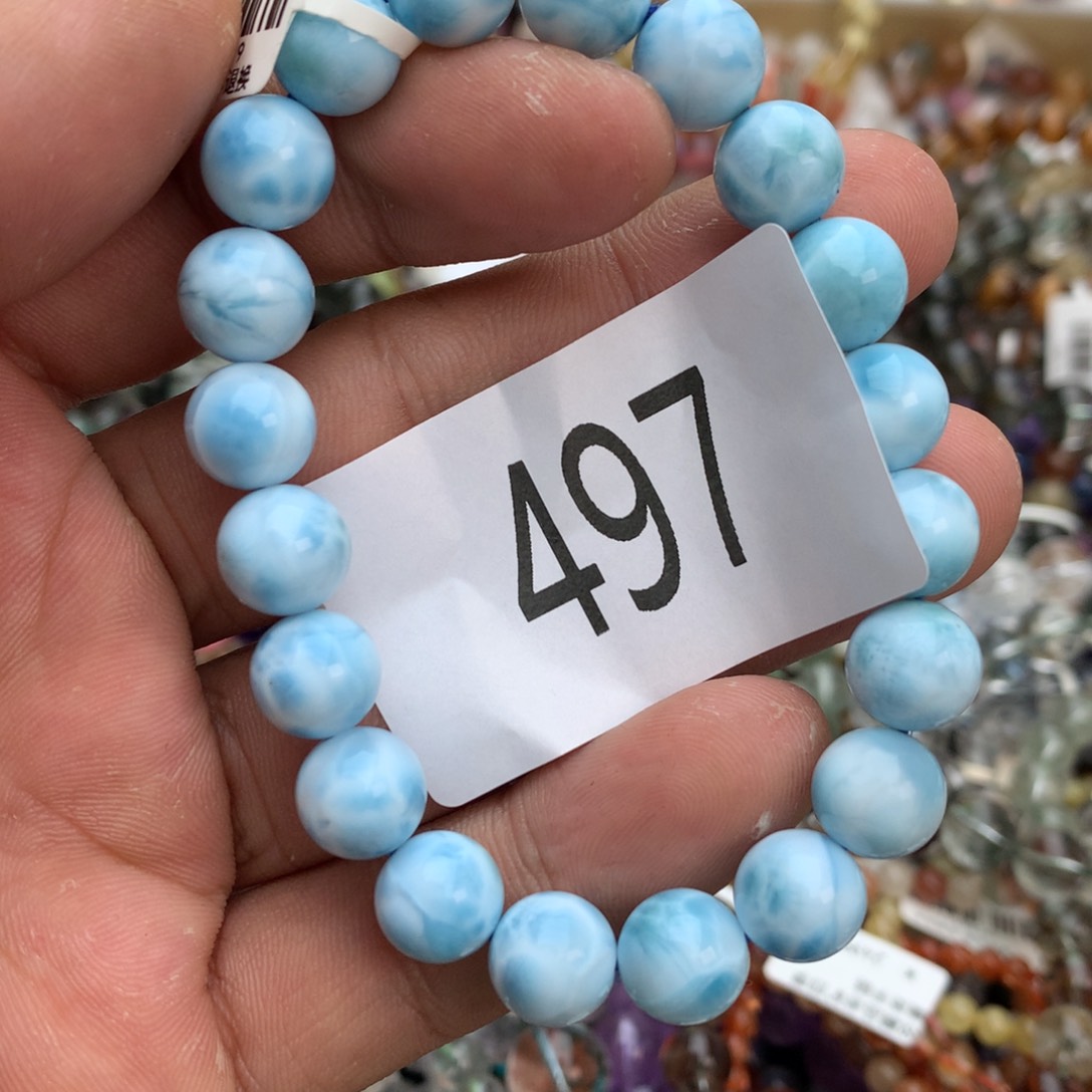 【闪购商品】针钠钙石（海纹石）手链未镶嵌手链