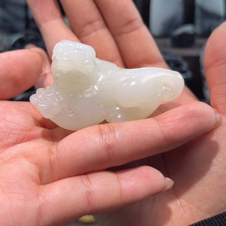 和田玉未镶嵌吊坠(不含链)