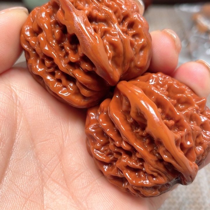 把件文玩核桃四座楼