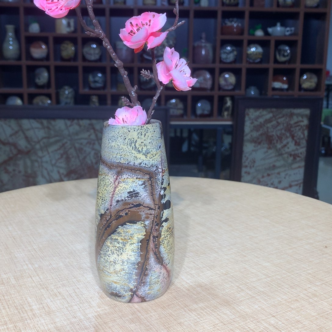 紫砂，广西国画石摆件，收藏观赏