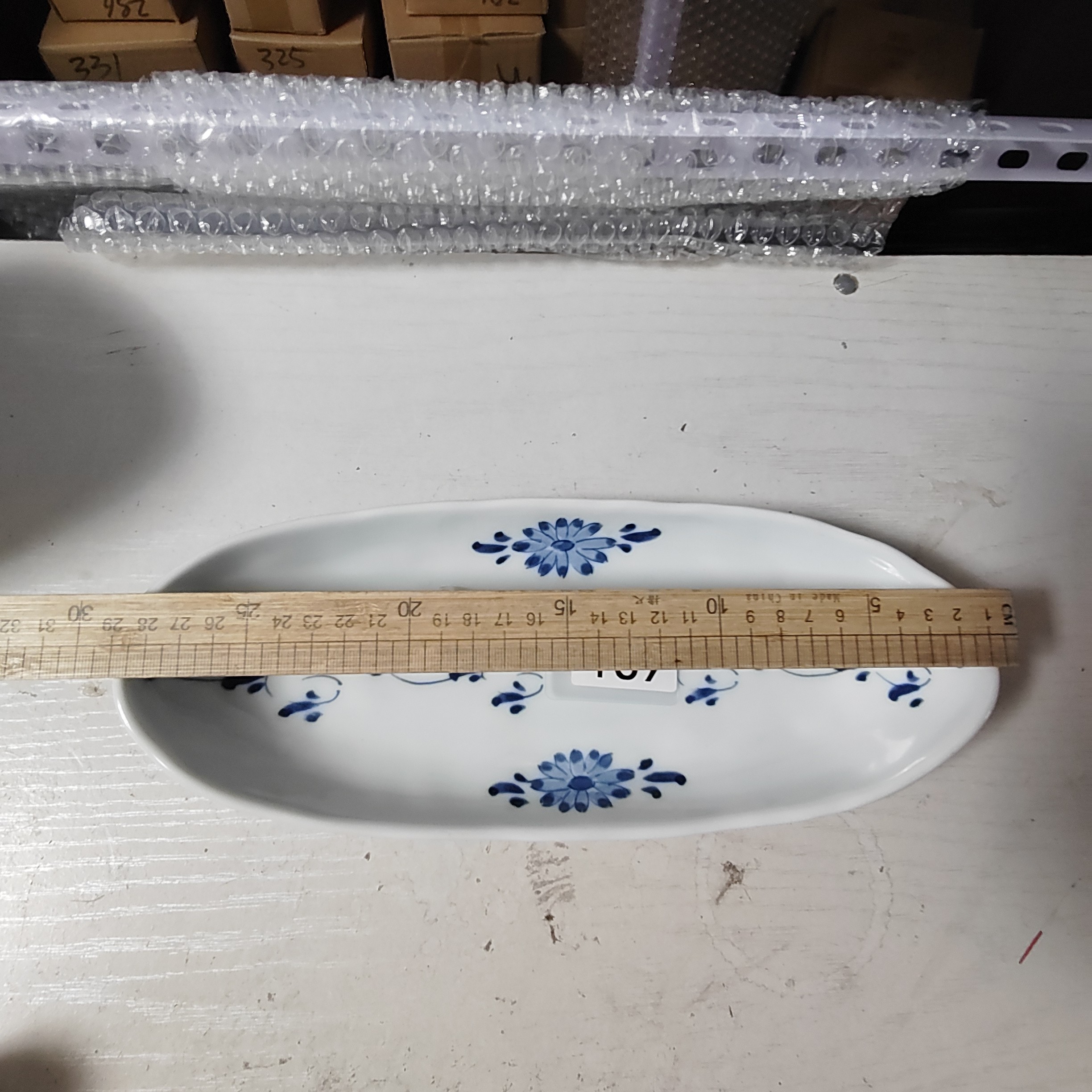 日本回流青花染付釉下彩，长盘，寿司盘，全品无磕碰默认微瑕谨慎参