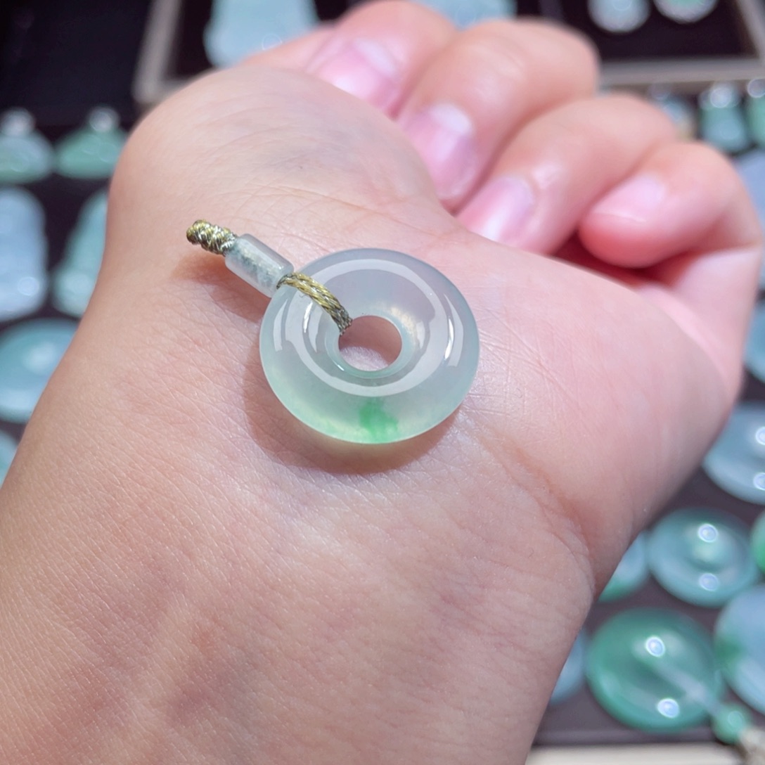 颈饰未镶嵌翡翠甜甜圈