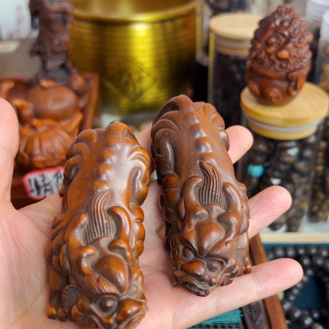 黄杨木年货节福利活动文玩手串摆件把件