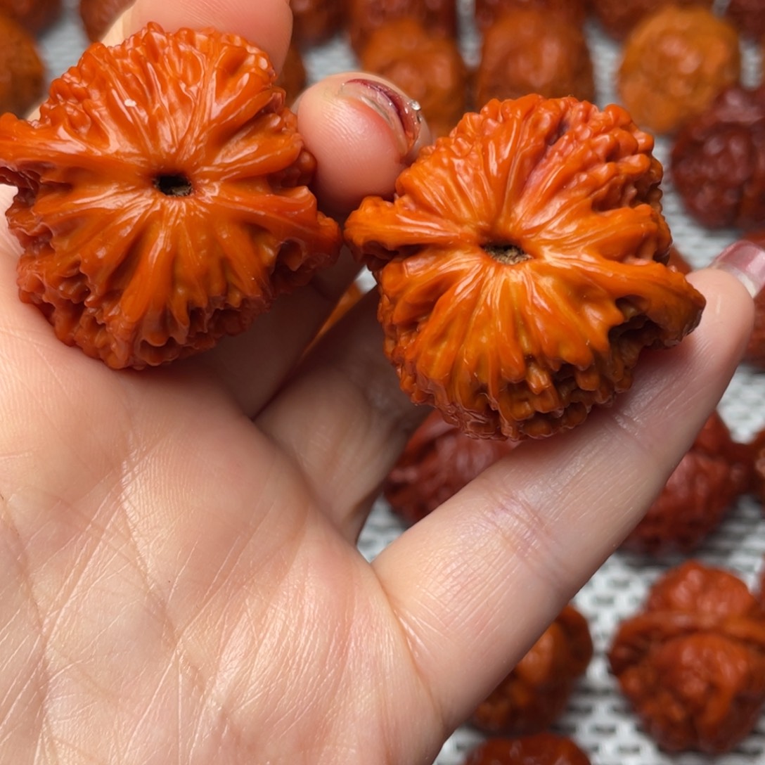 桃核吊坠文玩核桃 手把件 磨盘 39