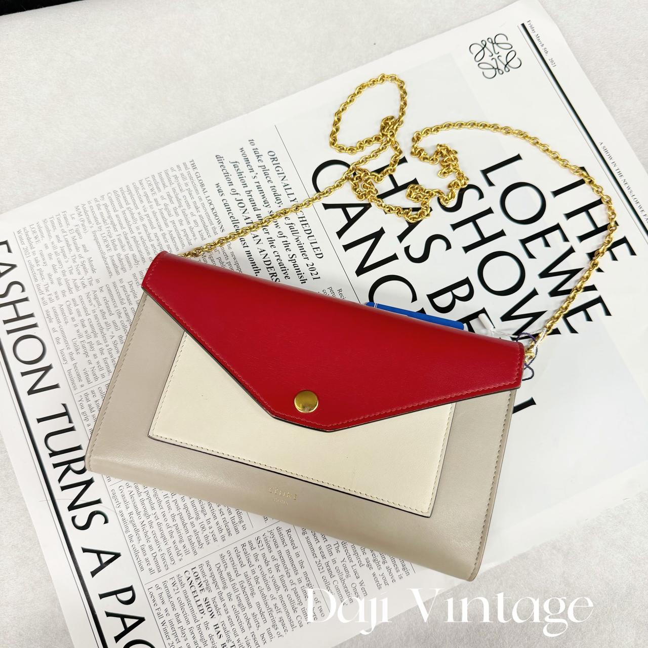 大吉中古/CELINE瑟琳Pocket信封斜挎包