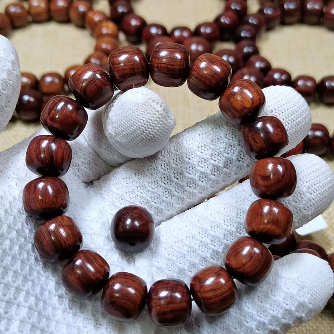 黄花梨/降香黄檀手串/手链城**人海黄老料1213手串