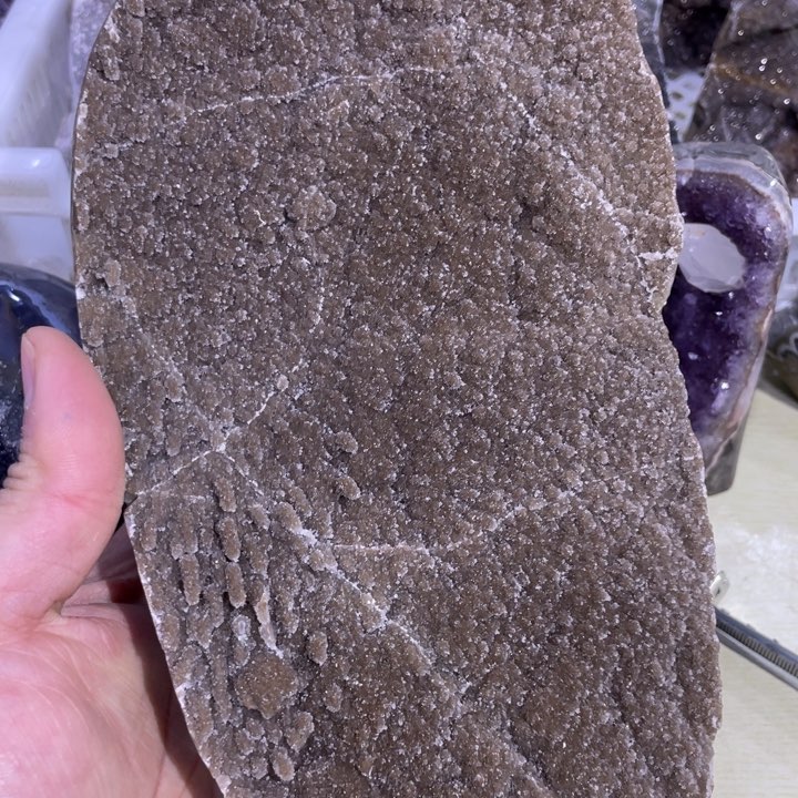 紫晶水晶摆件未镶嵌