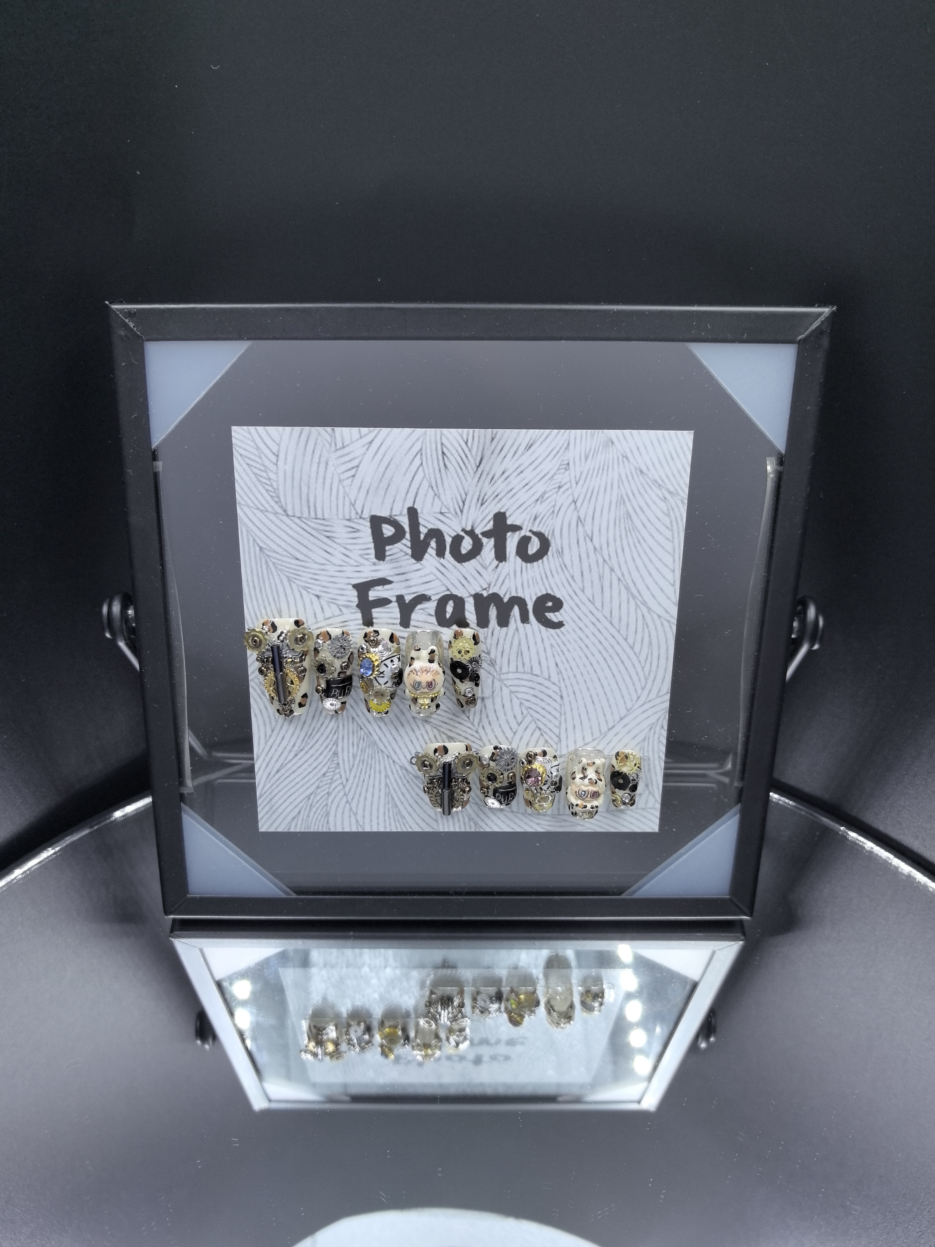 安夏 卡米诺 长梯 纯手工穿戴甲10片重工labubu