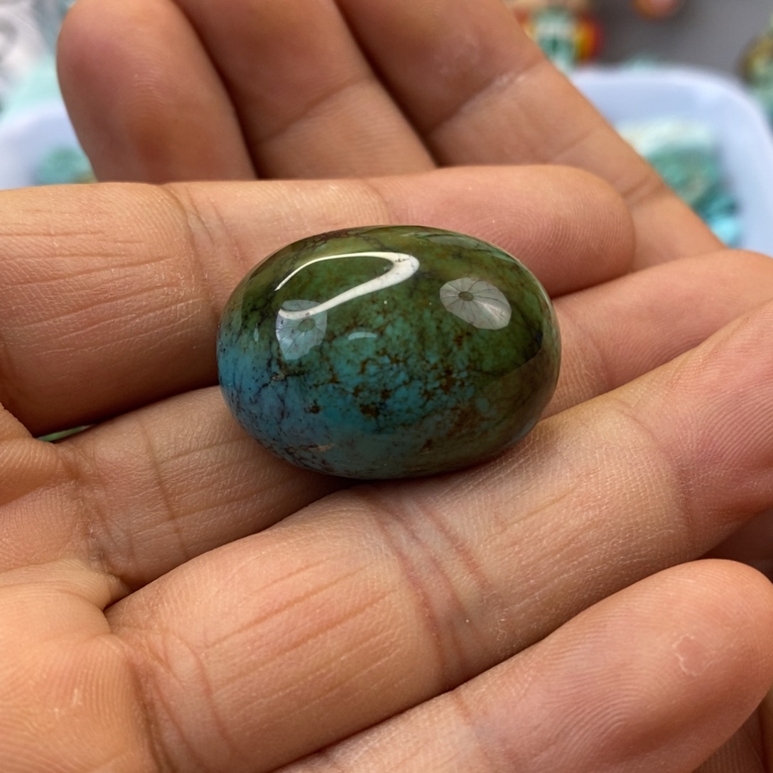 未镶嵌绿松石珠宝奇石