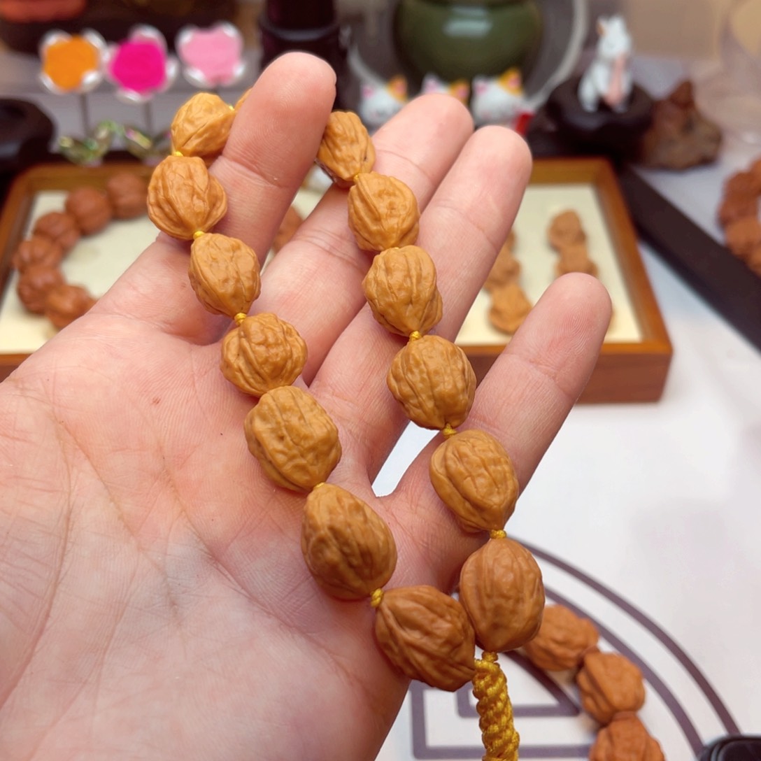 文玩核桃手串哆***唆蛤蟆头