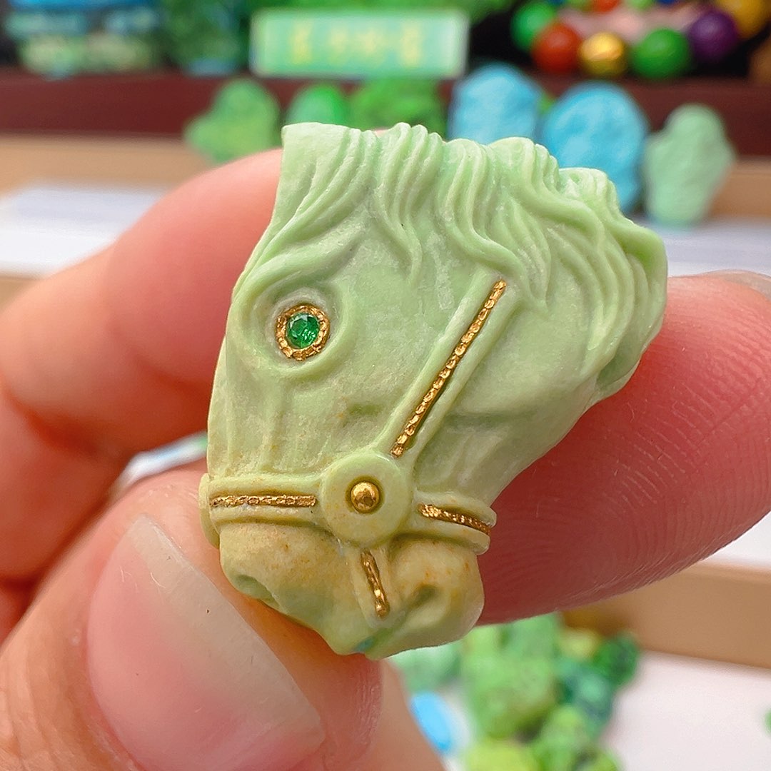 未镶嵌绿松石项链