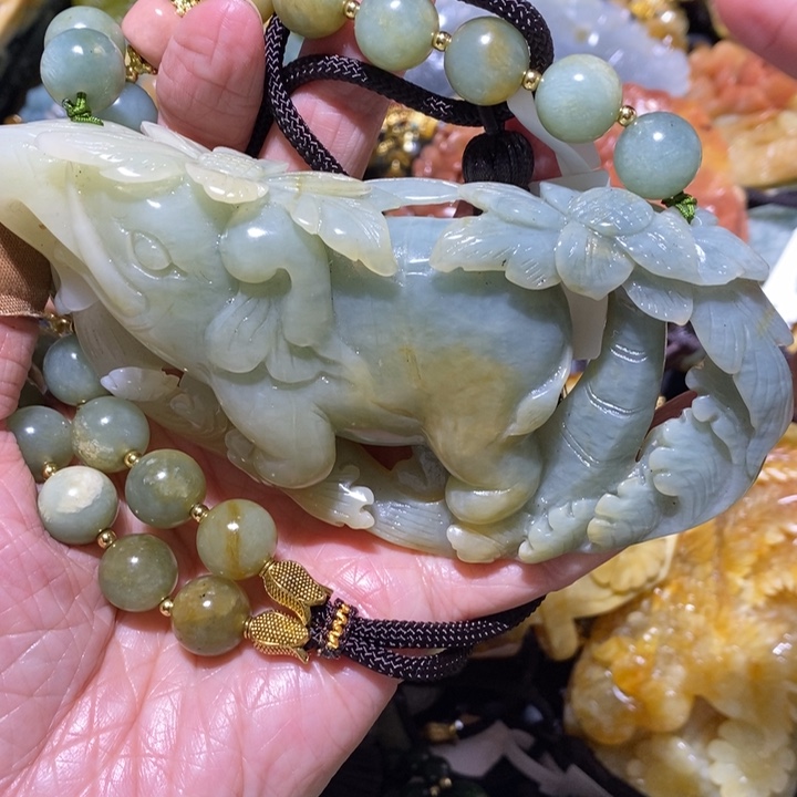 岫玉岫玉吊坠未镶嵌