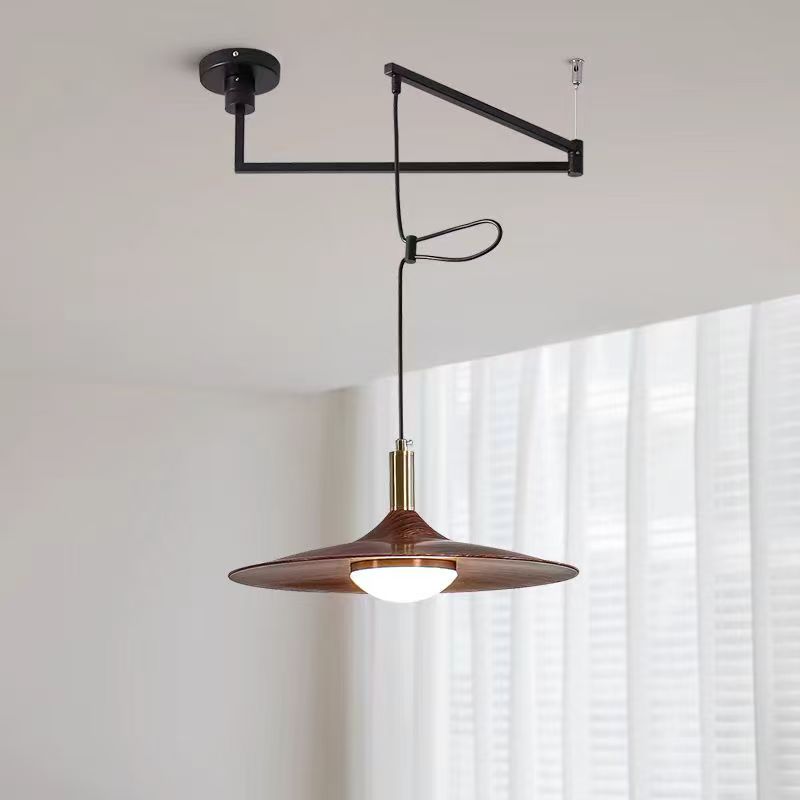 餐厅吊灯 吧台 卡座吊灯 单头35CM 铁艺水转印