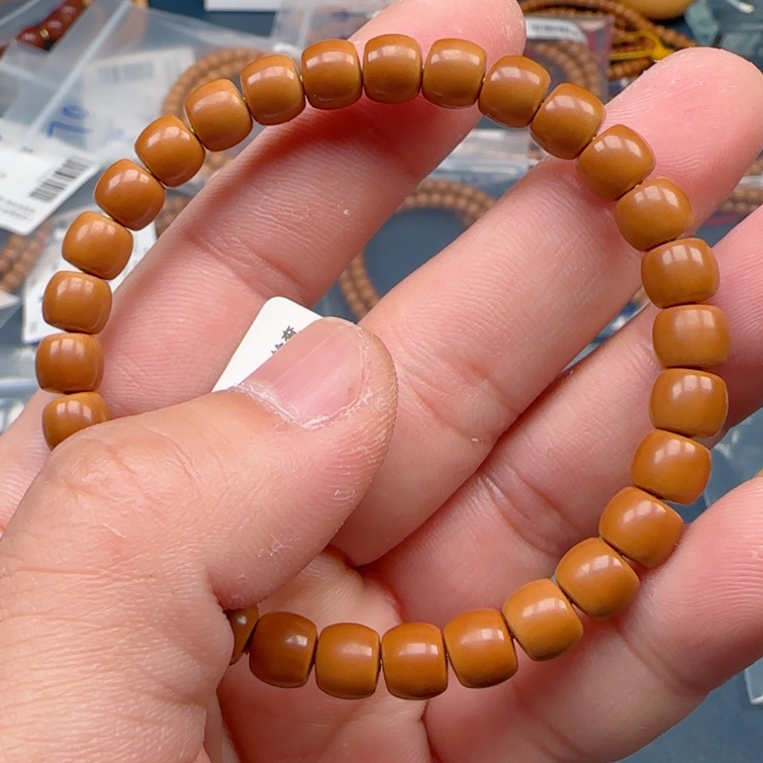 手串橄榄核老挝SSS级核尖极限弧尺寸7.4